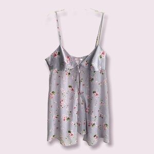 Victorias Secret Purple Floral Chemise